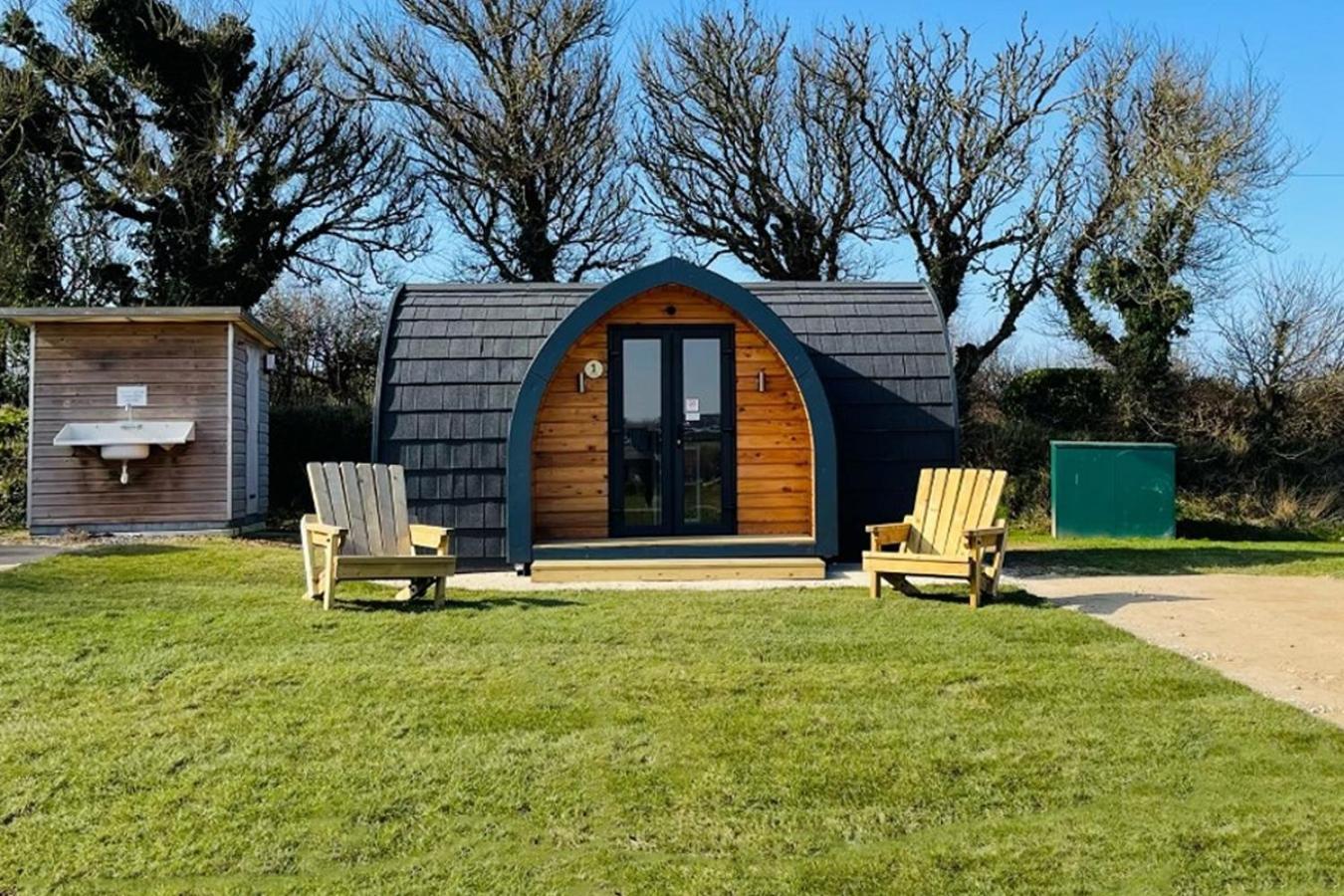 Camping Pods Trevella Holiday Park Кранток Экстерьер фото